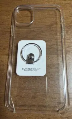 iPhone11用　ケース　リング付き