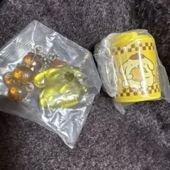 サンリオ ポムポムプリン なかよしドロップチャーム コインシリンダー 2点セット