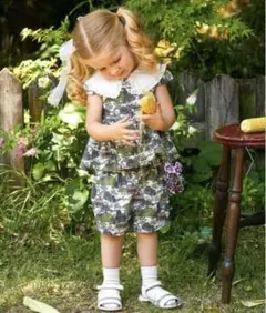 moimoln グリーニトップス＆パンツ 90サイズ