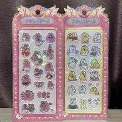 アクリルシール キラキラシールおぱんちゅうさぎ んぽちゃむ きみまろ 2枚セット