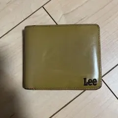 Lee 二つ折り財布 イエロー レザー