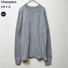 Champion チャンピオン Sサイズ クルーネックロンTEE グレー