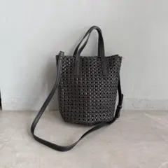 お値下げ中【美品】グリーンレーベルリラクシング メッシュ2WAYバッグ 中袋付き