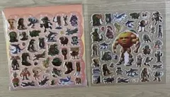 ぷくぷくシール　3D立体シール　ステッカー　イタリアンブレインロット男の子　2枚