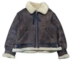 USA製 90s AVIREX vintage Bー3 ムートンジャケット