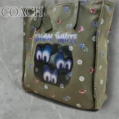 Disney × COACH トートバッグ肩掛けミッキー　A4　ハロウィン