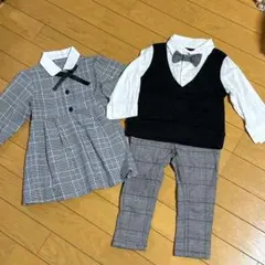 80cm 90cm 男女 双子 フォーマル 入園式 七五三 冠婚葬祭