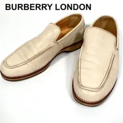 バーバリー ロンドン ローファー スリッポン レザー 25cm