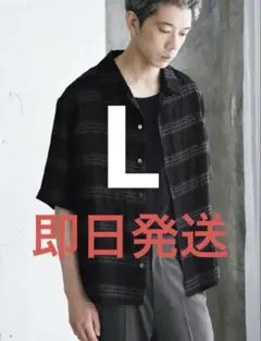 LIDNM】Li/Cu Dobby S/S Shirt S - メルカリ