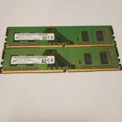 ADATA DDR4-2400 8GB×2枚 16GB メモリー動作品 DIMM - メルカリ