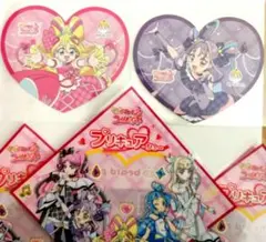 ビアードパパ キミとアイドルプリキュア♪コラボ 紙製コースター　2枚セット