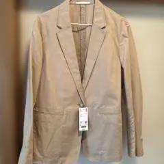 UNIQLO テーラードジャケット L ベージュ