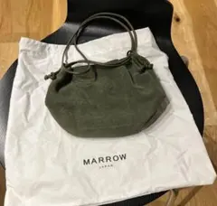 MARROW カーキ スウェードバッグのサムネイル