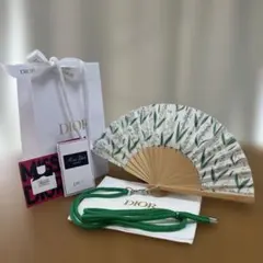 Dior ラッキー　ノベルティ　扇子、香水サンプル