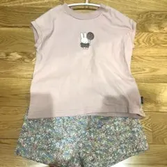 branshes ミッフィー 半袖Tシャツ 半ズボン　2点セット 110cm