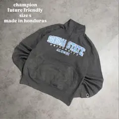 Champion Sonoma State ハーフジップスウェット