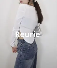 【新品タグ付き】Reurie' 新品 ボディースーツ風トップス ホワイト