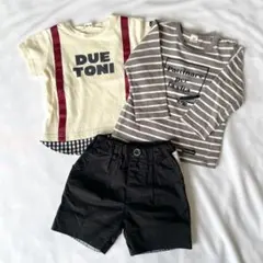 キムラタン　3点セット　ハーフパンツ　半袖　長袖　ベビー　サイズ90cm