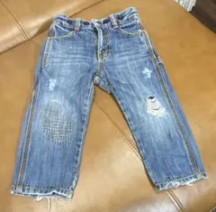 ブーフーウー　ダメージ　デニム　パンツ