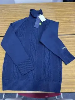 ゴルフウェア　キャロウェイ　タートルネック　セーター　ニット　新品　レディース