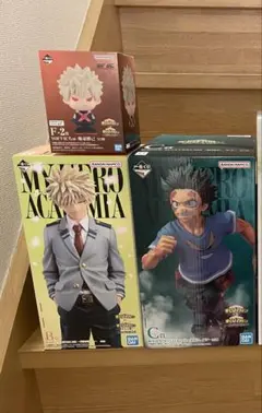 ヒロアカ　一番くじ　フィギュア　紡がれる想い　b 爆豪　 c 緑谷　b賞　 c賞