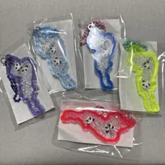 琵琶湖キーホルダー　パンダ　５種　草津
