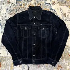 Eddie Bauer 先染めブラック デニムジャケット cityboy 短丈 - メルカリ