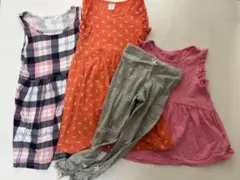 ベビーギャップ　H&M　HUSHUSH　ワンピース　レギンス４点まとめ売り