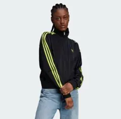 サテン ファイヤーバード トラックトップ　ジャージ アディダスオリジナルス