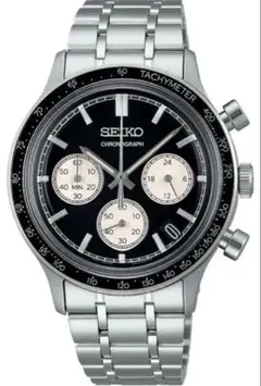 【極美品】SEIKO SBTR055 クロノグラフ ブラックパンダ 付属品完備 極美品】SEIKO SBTR055 クロノグラフ ブラックパンダ 付属品完備
