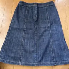 KUMIKYOKU ダークデニム タイトスカート