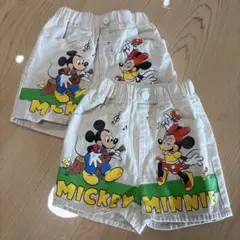 ディズニー ショートパンツ セット(80・90)