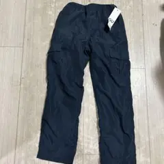 GU パンツ 裏起毛 130 キッズ 子供用 ネイビー
