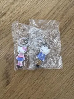 Hello Kitty キーホルダー 2種セット ガチャ