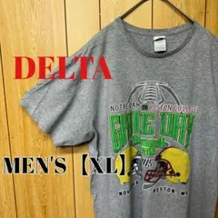 TN162【US輸入】DELTA　半袖Tシャツ【メンズXL】グレー