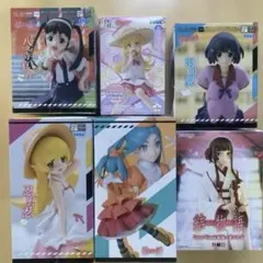 物語シリーズ　フィギュア　6体セット　忍野忍　羽川翼