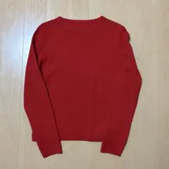 SHEIN MUSERA レッド クルーネック ニット