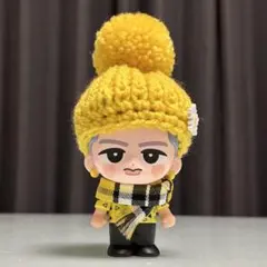 ソフビ　すのチル　黄ニット帽　マフラー　ぬい服　SnowMan