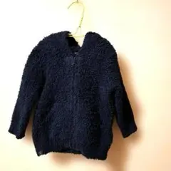 Barefoot Dreams ネイビー ボア フード付き アウター