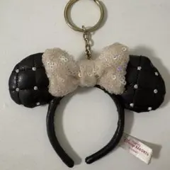 ディズニー キーホルダー ミニーちゃん カチューシャ キラキラのサムネイル