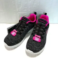 スケッチャーズ ブラック/ピンク スニーカー　 23.5cm