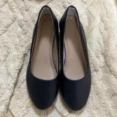 パンプス シンプル ブラック 23cm ㊲