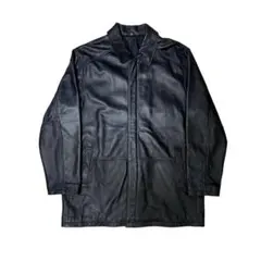 【羊革】90s モード レザー ジャケット BLACK