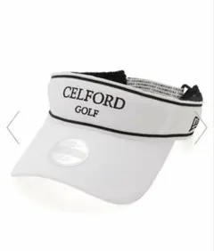 【新品未使用】CELFORD ゴルフバイザー ホワイト 廃盤