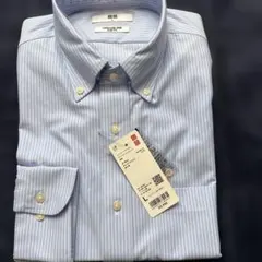 UNIQLO スリムフィット ブルーシャツ L