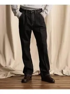 schott NEP BLACK DENIM FLARE PANTS サイズ30のサムネイル