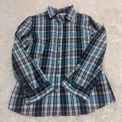 良品✿I’m One Clean /レディース/チェック/長袖シャツ/11R/L
