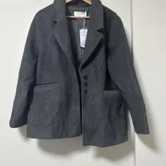 【Chico】シャギーシングルルーズジャケット