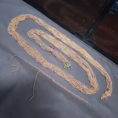 銅製ボールチェーン　17本　約620g　約150cm