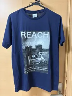OBLO プリントTシャツ ネイビー Mサイズ